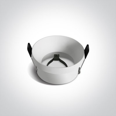 IZEGE V 1x10W GU10 Podhledové, bodové, komínkové, Darklight, svítidlo, těleso hliník, povrch bílá, pro žárovku 1x10W, GU10, MR16, 230V, IP20, rozměry d=71mm, h=40mm