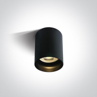 MESEN PL 1x10W GU10 Stropní přisazené bodové svítidlo, těleso kov, povrch bílá/černá/broušená mosaz/kovová šedá, reflektor černá/mosaz, pro žárovku 1x10W, GU10, MR16, 230V, IP20, rozměry d=68mm, h=95mm.