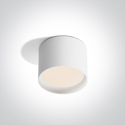 VISE PL 12W CCT UGR<19 Stropní přisazené svítidlo, kov, povrch bílá, dif plast opál prismatický, LED 12W, 1200lm, přepín CCT teplota teplá 3000K/neutr. 4000K/denní 5000K, UGR<19, Ra90, 230V, IP44, rozměry d=100mm, h=75mm.