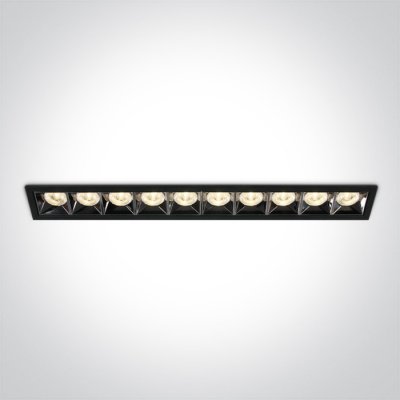 LESEI BI 20W/40W Stropní podhledové, bodové, svítidlo, těleso kov, povrch bílá, LED 20W/1600lm, 40W/3200lm, teplá 3000K, vyzař. úhel 38°, 230V, IP20, tř.2, rozměry dle typu.