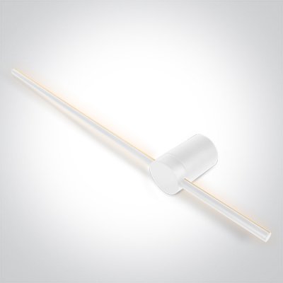 MODAF WL 15W Nástěnné svítidlo, nepřímé svícení, těleso kov, povrch bílá, LED 15W, 1200lm, teplá 3000K, Ra90, IP20, tř.1, rozměry 70x900x110mm.