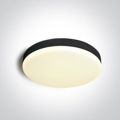 MICHEL PL R 26W/35W IP65 Stropní venkovní svítidlo, plast bílá/černá, dif plast opál, LED 26W/2750lm, 35W/3675lm, přepín CCT teplota teplá 3000K/neutr. 4000K/denní 6000K, Ra80, 230V, IP65, tř.2, rozměry dle typu