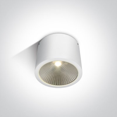 DOKUM PL 10W/25W, IP54 Stropní venkovní bodové svítidlo, těleso kov, povrch bílá, LED 10W/730lm, 25W/1800lm, teplá 3000K, vyzař. úhel 60°, Ra80, 230V, IP54, tř.1, rozměry dle typu