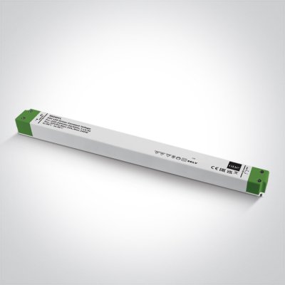 LED zdroj 24V, 240W, 320x18x30 Napájecí zdroj pro LED, napěťový, těleso plast bílá, vstup 230V, výstup 24V, 240W, IP20, tř.2, rozměry 320x18x30mm.