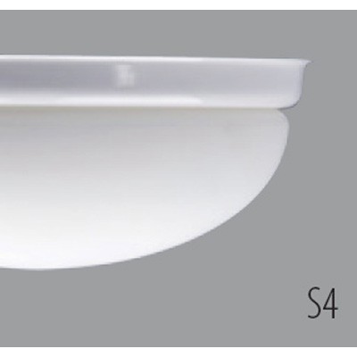 ALMA 2 Stropní svítidlo oválné, základna kov, povrch chrom lesk/mosaz lesk zlatá/chrom mat/bílá, difuzor sklo triplex opál, pro žárovku 60W/100W, nebo LED, 230V, IP41, zař.tř.1, 370x225x140mm