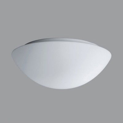 AURA 2 LED-1L12C03K53/042/NK1W 4000 Přisaz svítidlo, zákl kov,difuzor sklo opál, SA - běžné i nouz svícení,záloha 1W/3h, běž svíc, zákl kov, sklo opál, LED 9W, neutrální 4000K, 1140lm/780lm, 230V, Ra80, IP43, tř.1, d=280mm, h=1