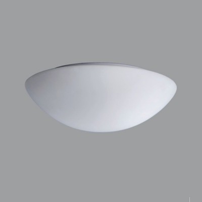 AURA 3 LED-1L14C03K64/062 DALI HF CORR 3000 Stropní svítidlo, CORRIDOR, HF senzor pohybu dosah 8m, záběr 150°/360°, čas 10s-10min, soumrak, zákl. kov bílá, sklo opál, LED 15W, teplá 3000K,2000lm/1360lm, Ra80,230V,IP43,tř.1,"F"d=350mm, 