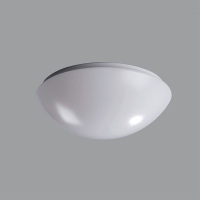 TITAN 1A, LED-1L12B07KN32/PM03 3000 Stropní svítidlo, základna kov, povrch bílá, difuzor plast PMMA opál, LED 11W, 1290lm, teplá 3000K, 230V, do koupelny IP54, 1N, tř.1, rozměry d=220mm, h=100mm.