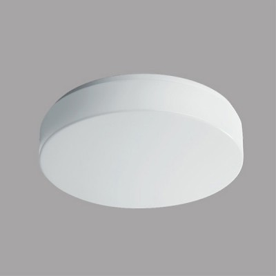 DELIA 1 LED-1L14B07KN62/PM22/NK1W 3000 Stropní svítidlo, SA - běžné i nouzové svícení, záloha 1W/3h, zákl. kov, bílá, difuzor plast PMMA, LED 20W, teplá 3000K, 2590lm, Ra80, 230V, IP54, tř.1, d=300mm, h=75mm