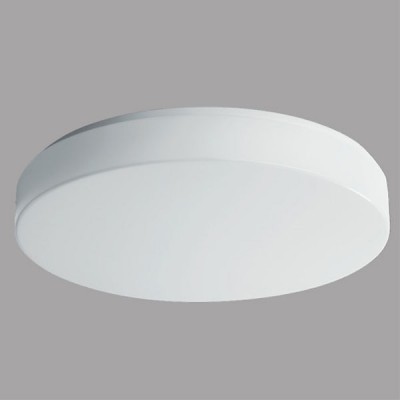 DELIA 2 LED-1L16B07KN83/PM23 DALI 3000 Stropní svítidlo, základna kov, povrch bílá, difuzor plast PMMA, LED 36W, teplá 3000K, 4850lm, (cca 250W žár), Ra80, stmív DALI, 230V, IP54, tř.1, d=400mm, h=80mm