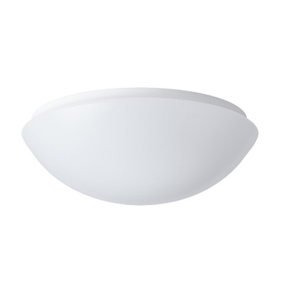 TITAN 1 LED-1L14C03KN62 15W IP54 senzor HF Stropní svítidlo, senzor HF, záběr 150°, dosah 8m, čas 10s-10min, základna kov bílá, difuzor plast PMMA opál, LED 15W, 2000lm, teplá 3000K, 230V, do koupelny IP54, tř.1, d=300mm, h=105mm