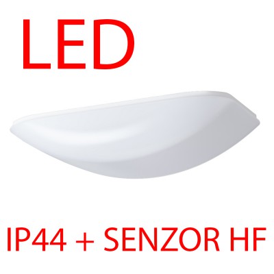 IMAGO LED-2L32C07NU45 IP44 38W/49W senzor HF Stropní, přisazené svítidlo, senzor HF CORRIDOR, záběr 150°, dosah 8m, čas 10s-10min, základna kov bílá, difuzor PC/PMMA opál, LED 38W/49W, teplá 3000K/neutrální 4000K, stmív DALI, 230V, zvýš krytí IP44, IK10, tř.1, 145x360x670mm