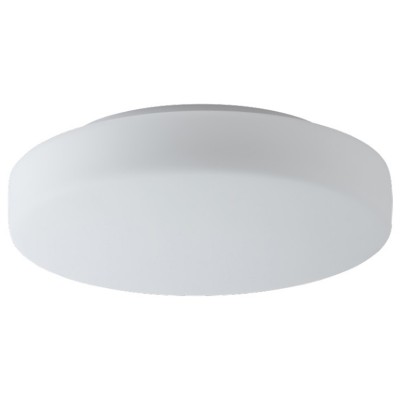 EDNA 3 LED-1L14C03K64/024 IP43 20W senzor HF DALI Stropní svítidlo, senzor HF, záběr 150°, dosah 8m, čas 10s-10min, základna kov bílá, difuzor sklo opál, LED 20W, 2590lm, teplá 3000K, stmív DALI, 230V, zvýš krytí IP43, tř.2, d=350mm, h=105mm