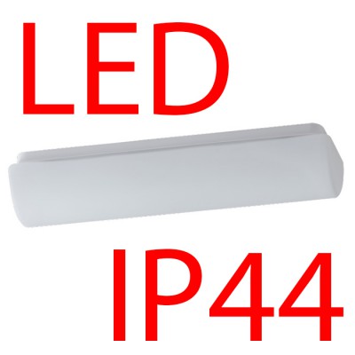 SYLVIA 1A LED-1L28C03U11/131 11W IP44 Stropní, přisazené svítidlo, základna kov, povrch bílá, difuzor sklo triplex opál, LED 11W, 1380lm/1460lm, teplá 3000K/neutrální 4000K, 230V, do koupelny IP44, tř.2, 75x105x380mm