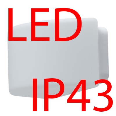 NEVA 1 LED-1L26B07U8/226 8W IP43 Stropní, přisazené svítidlo, základna kov, povrch bílá, difuzor sklo triplex opál, LED 8W, 970lm/1010lm, teplá 3000K/neutrální 4000K, 230V, do koupelny IP43, tř.1, rozměry 120x145x240mm