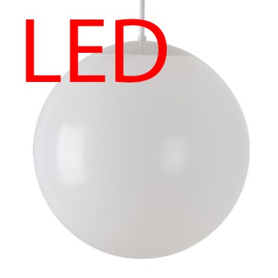 ISIS P3 LED-5L06C06Z11 29W D=400MM Závěsné svítidlo, základna kov, povrch bílá/mosaz/nerez lesk/nerez broušená, difuzor PE opál, LED 29W, 3900lm/4110lm, teplá 3000K/neutrální 4000K, stmív DALI, 230V, IP40, tř.1, d=400mm, vč tyčového závěsu délka dle typu