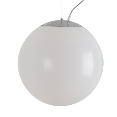 ISIS L3 LED-5L06C06ZL11 29W D=400mm DALI Závěsné svítidlo, základna kov, povrch nerez lesk, difuzor PE opál, LED 29W, 4110lm, neutrální 4000K, stmív DALI, 230V, IP40, tř.1, d=400mm, vč lankového závěsu l=1000mm lze zkrátit