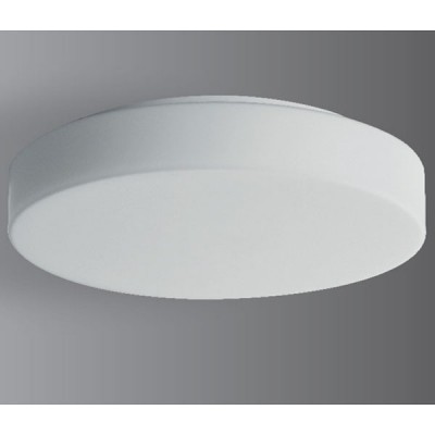 ELSA 16, LED-2L43C07K910/637 4000## Stropní svítidlo, základna kov, povrch bílá, difuzor sklo opál, LED 35W, 5330lm/3520lm, neutrální 4000K, Ra80, 230V, IP43,  tř.1, "F", d=590mm, h=94mm