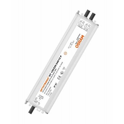 OTC24DIP67 Napájecí zdroj pro LED světelné zdroje, 80W, 120W, 240W, 230V/24V stmívatelný výstup 0-24V řízení1-10V, IP67, SELV