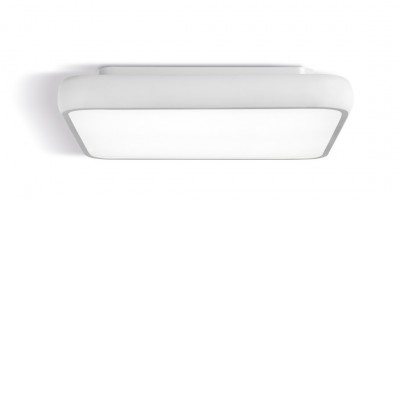 GRAPP CSQ Stropní přisazené svítidlo, těleso hliník, povrch bílá, difuzor plast, LED 62W/4240lm, teplá 3000K, Ra80, stmív DALI, 230V, IP20, rozměry 640x640mm, h=90mm