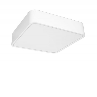 ARABELA Stropní svítidlo, základna kov, bílá, difuzor plast opál, LED 80W, teplá 3000K, 5200lm, Ra80, 230V, IP20, rozměry 600x600x110mm