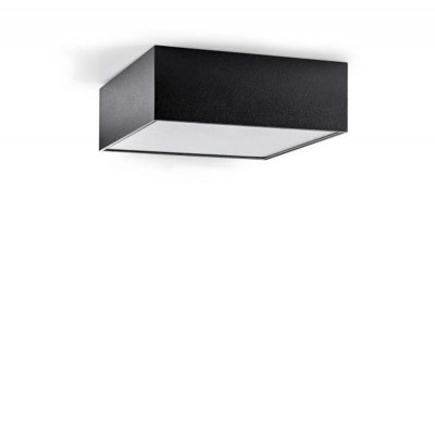 FENDY Stropní přisazené svítidlo, těleso hliník, povrch bílá/černá, difuzor plast opál, LED 12W/27W/36W, teplá 3000K/neutrální 4000K, stmív. dle typu, 230V, IP20, rozměry dle typu.