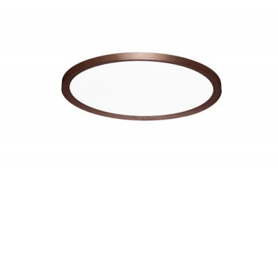 PUERI 36W CCT TUYA Wifi Stropní svítidlo, kávová, dif plast opál, LED 36W, 2985lm, ovl smart telefon Tuya, WiFi, nebo dálk. ovl (součástí), nast CCT teplá 3000K-neutr 4000K, 230V, stmív, d=400mm, h=50mm, svítí nahoru/dolů