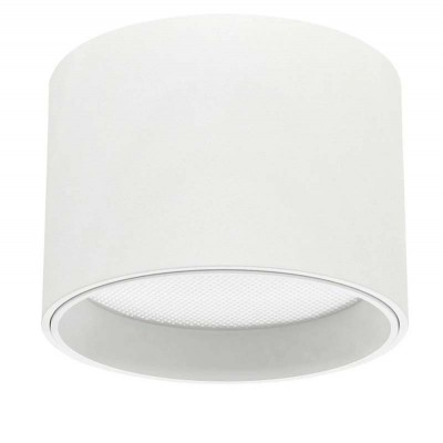 USUS 15W CCT PUSH Stropní svítidlo, těleso kov, povrch bílá, difuzor plast opál, LED 15W, 980lm, přepín CCT teplá 3000K-denní 6000K, stmív. PUSH, Ra90, 230V, IP54, rozměry d=150mm, h=65mm.