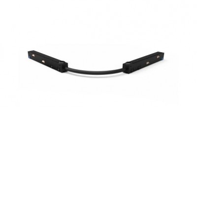 HOROS konektor "L" Napájecí konektor pro rohovou spojku magnetického systému, těleso kov, povrch černá, 48V, rozměry l=405mm.