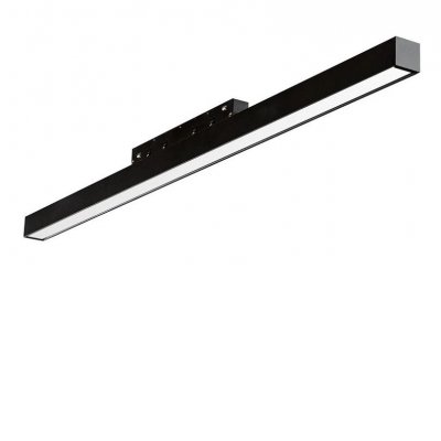 HILVER 14W/20W Bodové svítidlo do mag. systému, těleso kov, povrch černá, difuzor plast opál, smart Tuya dle typu, LED 14W/980lm, 20W/1400lm, neutrální 4000K, stmív. dle typu, vyzař. úhel 100°, 48V, IP20, rozměry dle typu.