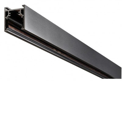 HOROS ECO TRACK MG 2m, 48V Stropní lišta pro magnetický systém, materiál kov, povrch černá, 48V, rozměry 29x26,2mm, l=2000mm