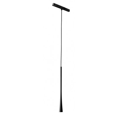 ANTEL HL 7W Závěsné bodové svítidlo do mag. systému, těleso kov, povrch černá, LED 7W, 213lm, teplá 3000K, vyzař. úhel 38°, Ra90, 48V, IP20, rozměry d=32mm, h=400mm, vč závěs kabelu l=1000mm, lze zkr.