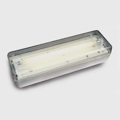 IVI Nouzové svítidlo SE - pouze nouzové svícení, záloha 3h/, plast bílá, kryt plast transparentní, zářivka 1x8W, G5, 230V, IP40, 345x120x78mm, vč.sv.zdr. neutrální 4000K