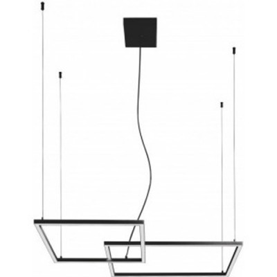 ORB PL Závěsné svítidlo, těleso hliník, povrch černá mat, LED 64W, 4800lm, CCT přepín teplota teplá 3000K, neutr 4000K, denní 6000K, 230V, IP20, rozměry l=960mm, vč závěs lanka h=1500mm, lze zkr