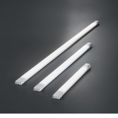 BAMBERK Světlo pod kuchyňskou linku, těleso plast, povrch bílá, difuzor plast opál, LED 12W, 840lm, teplá 3000K, 230V, IP20, rozměry 800x25x13mm, vč. vypínače na tělese.