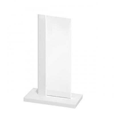 BLECKEDE TL Stolní lampa, těleso hliník, povrch bílá mat, difuzor plast opál, LED 7W, 560lm, CCT přepín teplota teplá 3000K, neutrální 4500K, denní 6000K, stmívatelné, 230V, IP20, rozěry 80x180x370m.