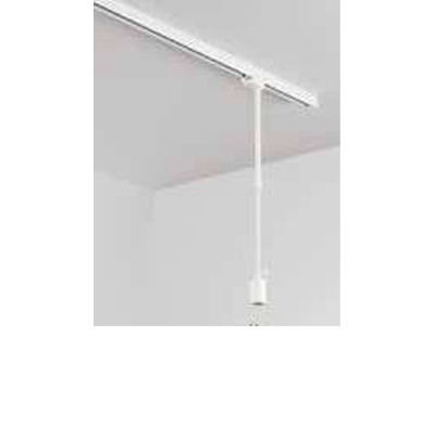 ZAGA adaptér E27 Adaptér pro montáž a napájení do 3-fázové lišty s teleksopickou tyčí a flexibilní hlavou 90°, pro žárovku 1x60W, E27,  materiál kov, povrch černá/bílá, IP20, tř.1, max. délka tyče l=650mm.