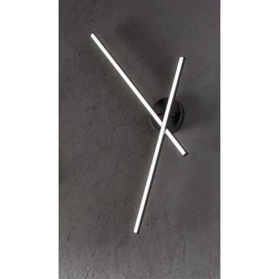 ZANE WL/PL 29W CCT Nástěnné nebo stropní svítidlo, těleso kov, povrch bílá/černá, dif plast opál, LED 29W, 2030lm, přepín CCT teplá 3000K-neutr 4000K-denní 6000K, stmív., Ra80, 230V, IP20, tř.1, rozměry 1105x100mm.
