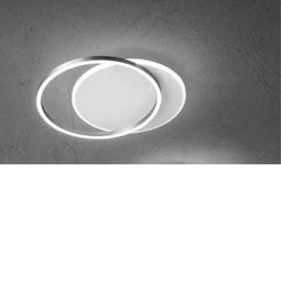 ZECH WL/PL 43W Nástěnné nebo stropní svítidlo, těleso hliník, povrch bílá mat + šedá, dif plast opál, LED 43W, 3010lm, teplá 3000K, stmív. TRIAC, Ra80, 230V, IP20, rozměry 475x65mm, svítí nahoru/dolů.