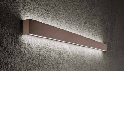ZERLI WL 14W/20W/30W Nástěnné svítidlo, těleso hliník, povrch bílá/černá/hnědá, dif plast opál, LED 14W/1120lm, 20W/1600lm, 30W/2400lm, teplá 3000K, Ra90, 230V, IP20, tř.1, rozměry dle typu, svítí nahoru/dolů.