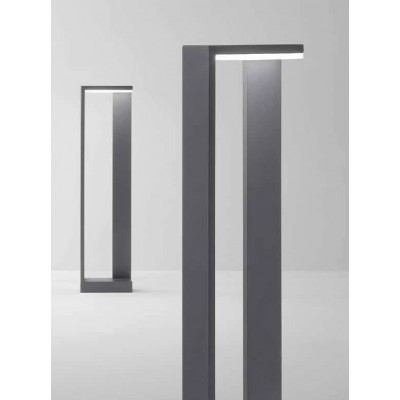 PEGU FL 10W IP65 Sloupkové svítidlo, těleso hliník, povrch černá antracit, dif. plast opál, LED 10W, 800lm, teplá 3000K, Ra80, 230V, IP65, tř.1, rozměry 150x600x55mm, svítí dolů.