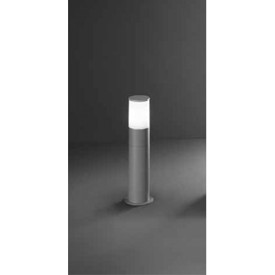 MERTEN FL 1x20W E27 IP54 Sloupkové svítidlo, těleso hliník, povrch sv. šedá, dif. plast opál, pro žárovku 1x20W, E27, 230V, IP54, tř.1, rozměry d=110mm, h=500mm.