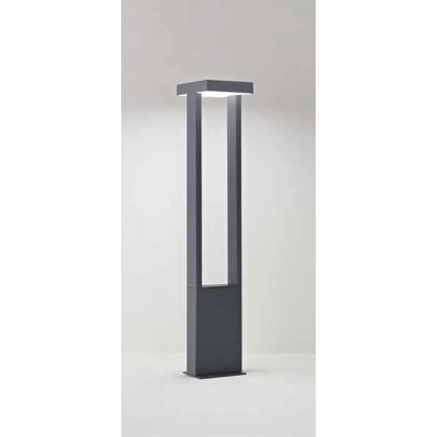 GODLO FL 14W IP65 Sloupkové svítidlo, těleso hliník, povrch černá antracit/sv. šedá, dif. plast opál, LED 14W, 1120lm, teplá 3000K, Ra80, 230V, IP65, tř.1, rozměry 120x140mm, h=650mm, svítí dolů.