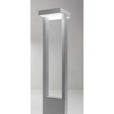 GODLO FL 14W IP65 Sloupkové svítidlo, těleso hliník, povrch sv. šedá, dif. plast opál, LED 14W, 1120lm, teplá 3000K, Ra80, 230V, IP65, tř.1, rozměry 120x140mm, h=650mm, svítí dolů.