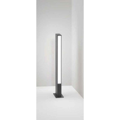 ZERNIK FL 11W IP65 Sloupkové svítidlo, těleso hliník, povrch černá antracit, dif. plast opál, LED 11W, 880lm, teplá 3000K, Ra90, 230V, IP65, tř.1, rozměry 120x80mm, h=800mm.