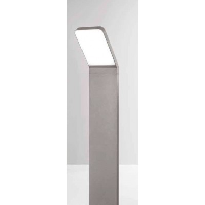 LUKTU FL 12W IP65 Sloupkové svítidlo, těleso hliník, povrch sv. šedá, dif. plast opál, LED 12W, 1050lm, teplá 3000K, Ra80, 230V, IP65, tř.1, rozměry h=900mm, svítí dolů.