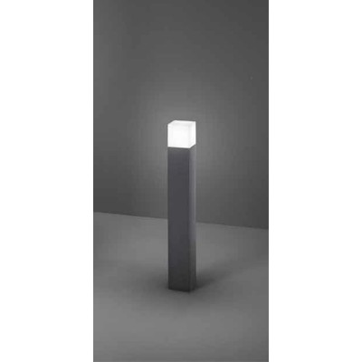 BROJ FL 1x20W E27 IP54 Sloupkové svítidlo, těleso hliník, povrch černá antracit, dif. plast opál, pro žárovku 1x20W, E27, 230V, IP54, tř.1, rozměry 80x80mm, h=900mm.