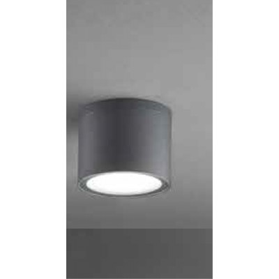 GURIDI R PL 1x18W GX53 IP65 Stropní venkovní svítidlo, těleso hliník, povrch černá antracit, difuzor sklo opál, pro žárovku 1x18W, GX53, 230V, IP65, tř.1, rozměry d=90mm, h=72mm.