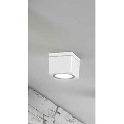 GURIDI SQ PL 1x18W GX53 IP65 Stropní venkovní svítidlo, těleso hliník, povrch bílá, difuzor sklo opál, pro žárovku 1x18W, GX53, 230V, IP65, tř.1, rozměry 86x86x72mm.