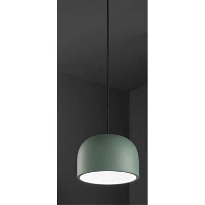 JAROS HL 1x40W E27 Závěsné svítidlo, těleso kov, povrch vnější zelená, vnitřní bílá, pro žárovku 1x40W, E27, 230V, IP20, tř.2, rozměry d=220mm, h=150mm, vč závěs kabelu l=2200mm, lze zkr.
